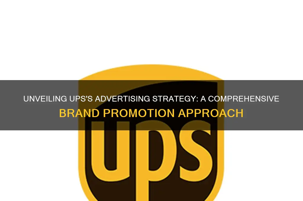 what advertising strategy does ups use