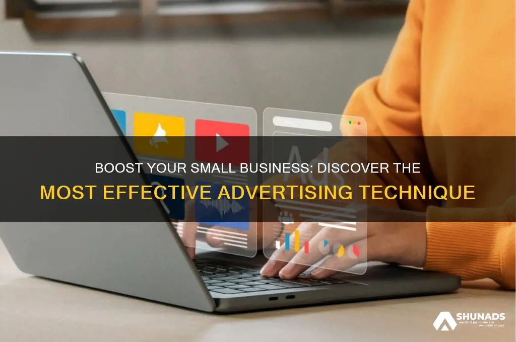 what advertising technique is most effective for a small business