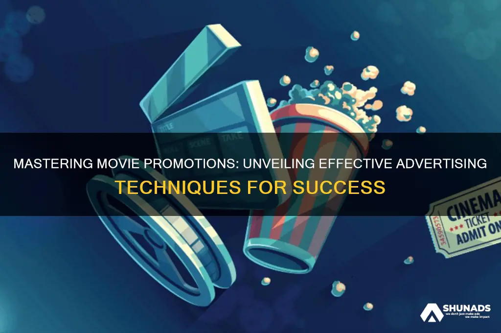 what advertising techniques are used for movie promotions