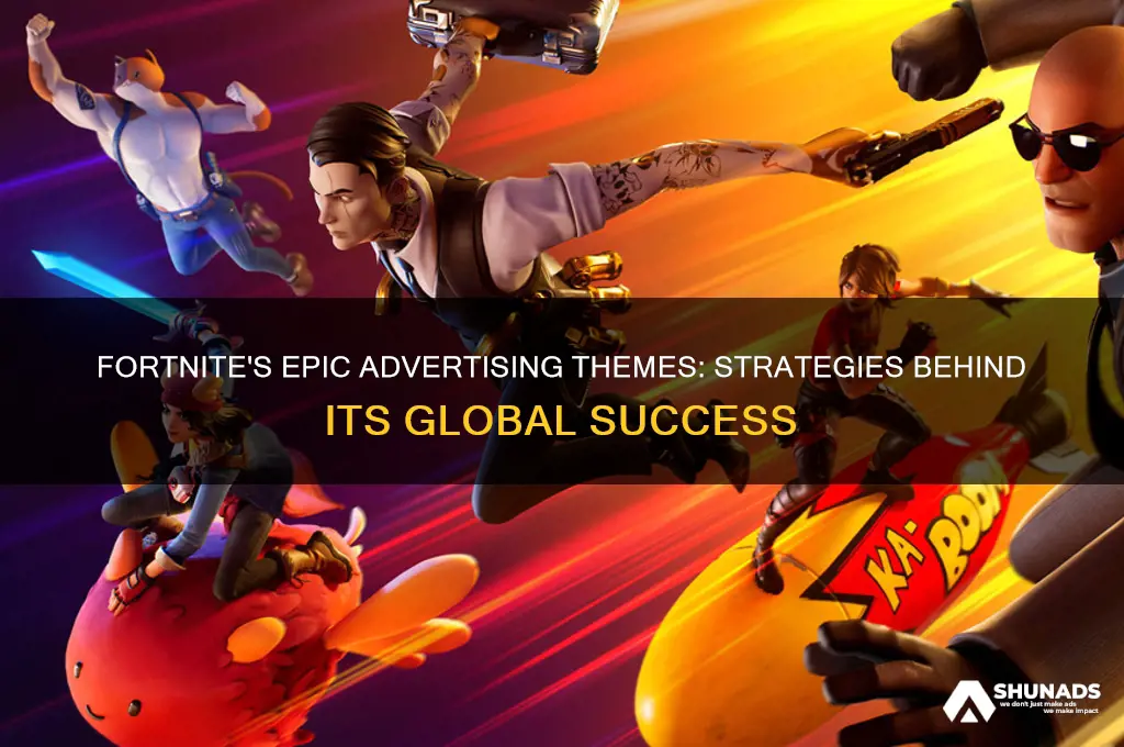 what advertising themes epic games used for fortnite
