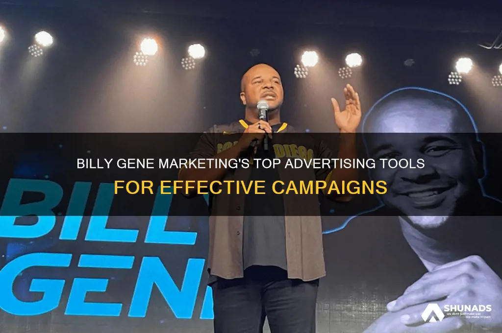 what advertising tools does billy gene marketing use