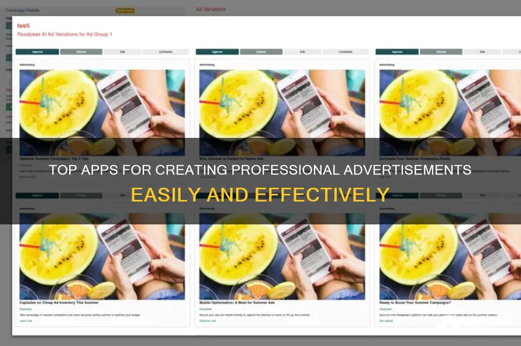 what app can i use to make an advertisement