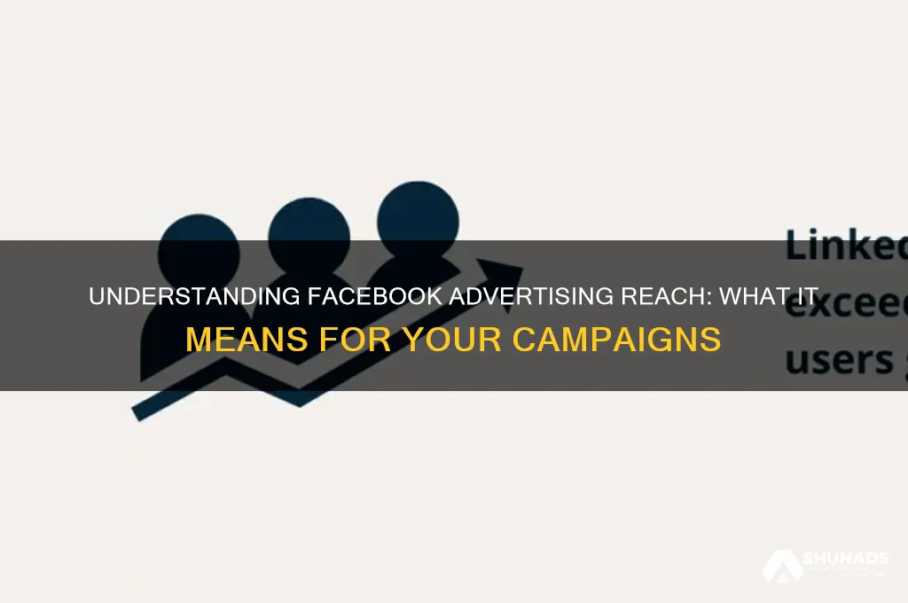 what are facebook advertising reach mean