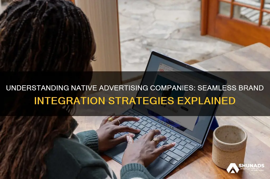 what are native advertising companies