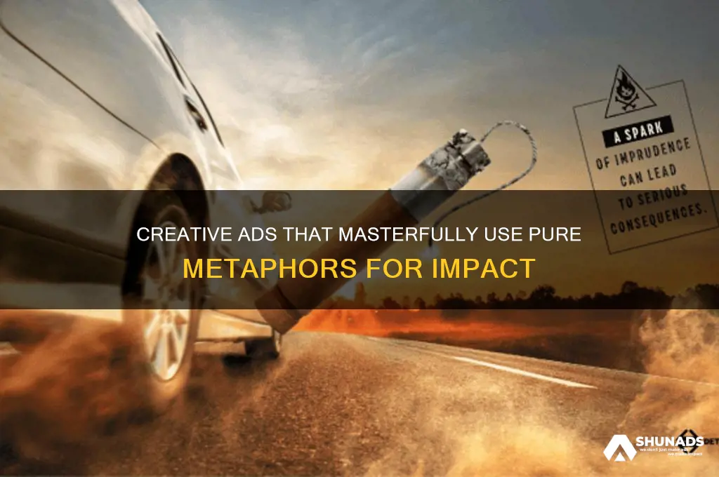 what are some successful advertisements using pure metaphors