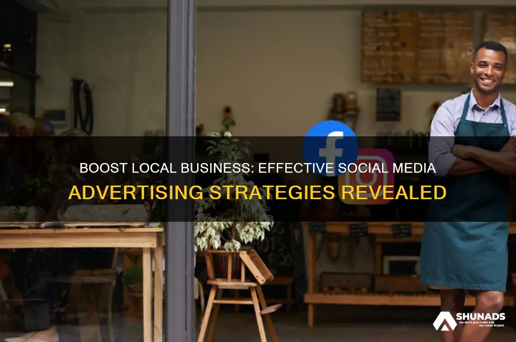 what are some things social media advertise your business locally