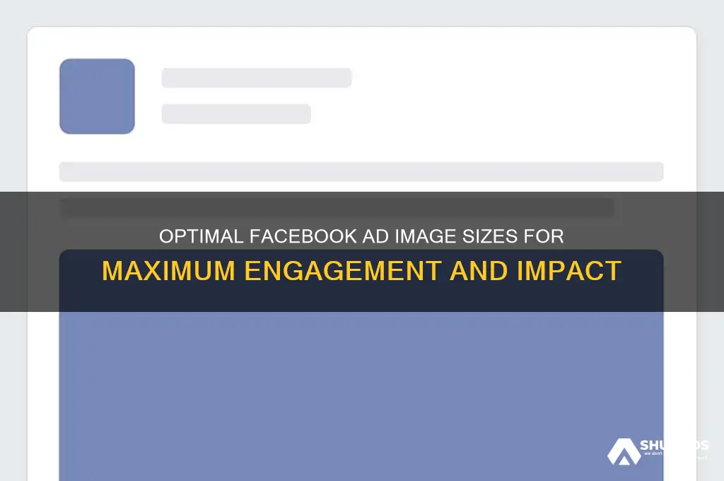 what are the recommended image sizes for a facebook advertisement
