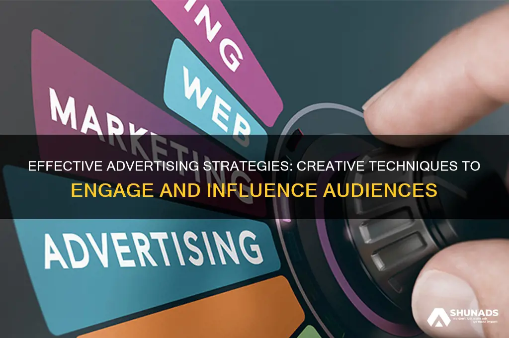 what are the strategies used in advertising