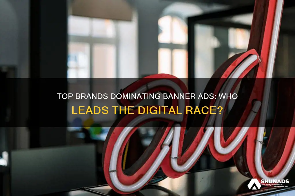 what brand uses the most banner advertising