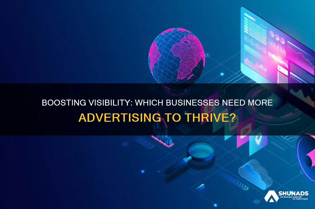 what businesses need more advertising