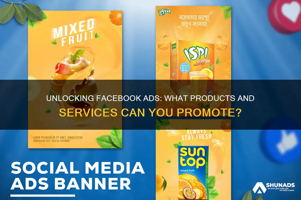 what can be advertised on facebook