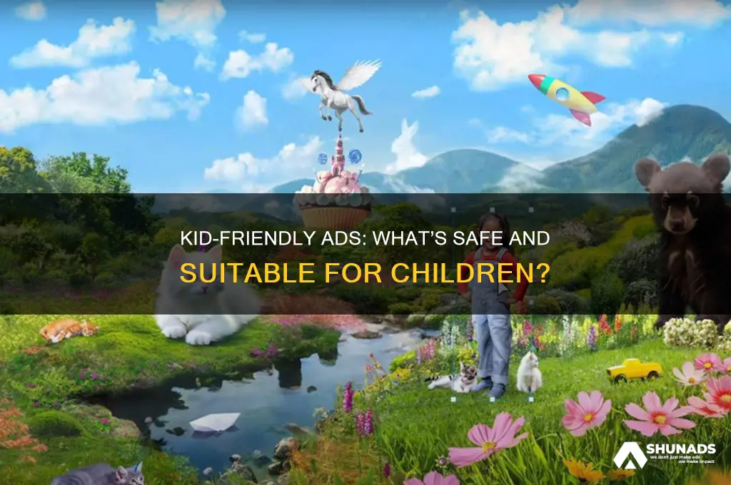 what can be advertised to kids