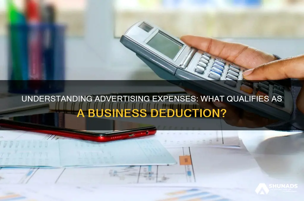 what can be considered an advertising expense