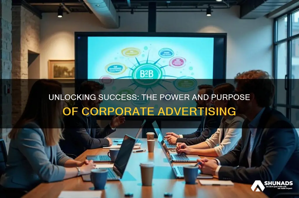 what can good corporate advertising hope to achieve