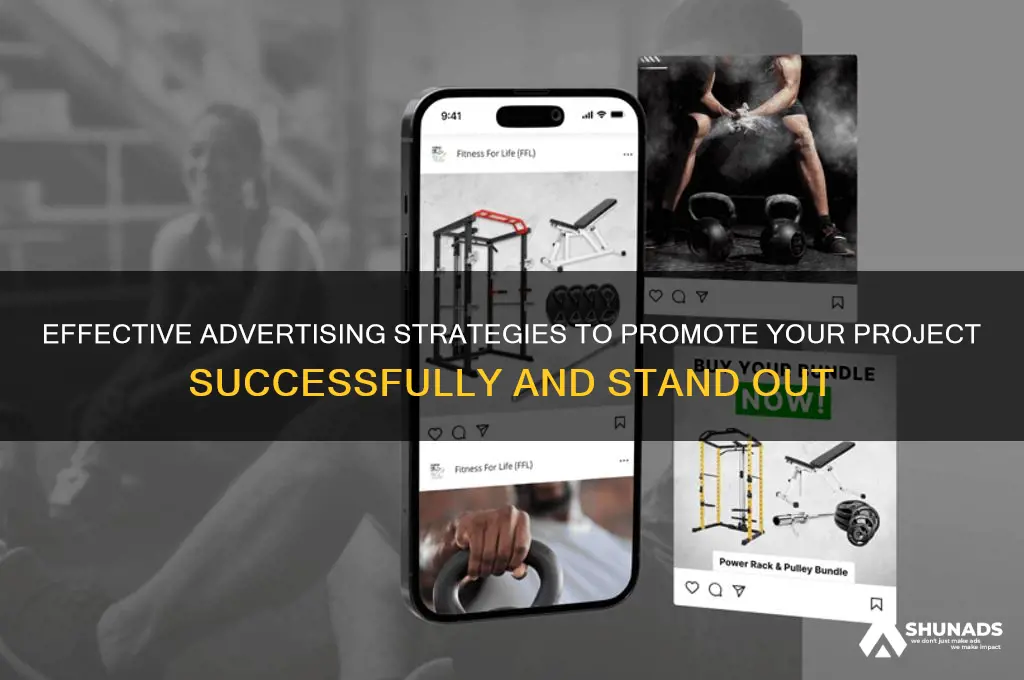what can i advertise for a project