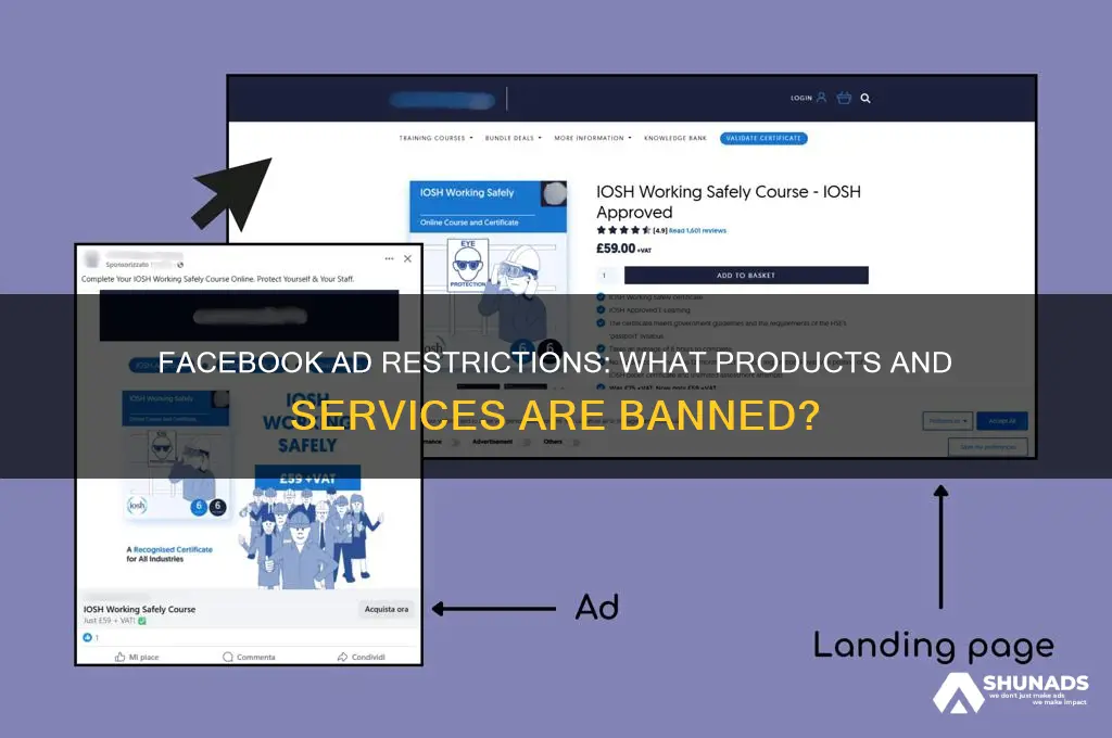 what can t you advertise on facebook