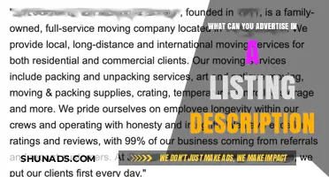 Crafting Effective Listing Descriptions: What to Highlight in Your Ads