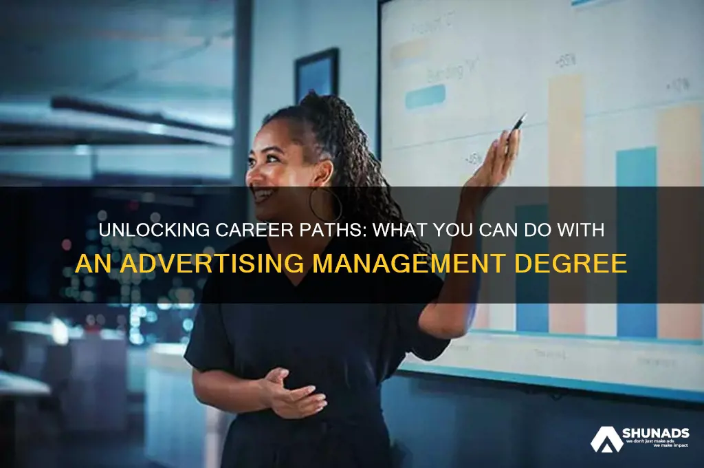 what can you do with an advertising management degree
