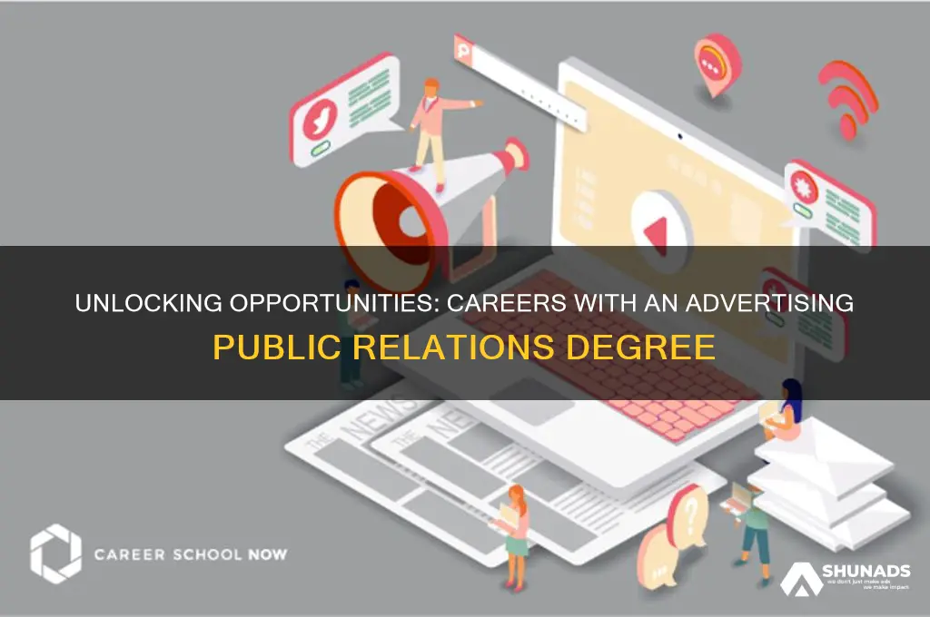 what can you do with an advertising public relations degree
