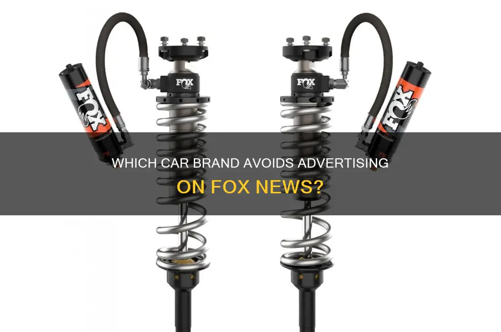 what car company does not advertise on fox