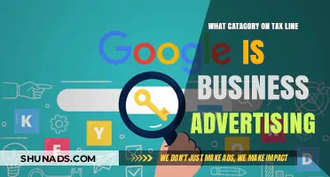 Business Advertising Tax Line: Which Category Does It Fall Under?