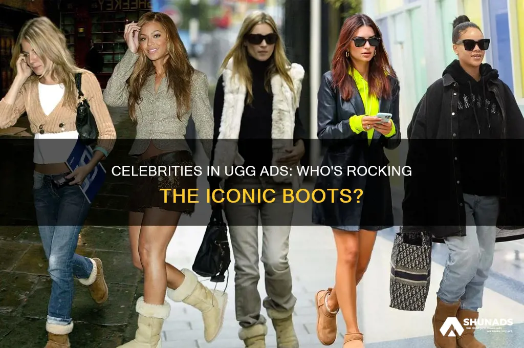 what celebrities do ugg use for advertising