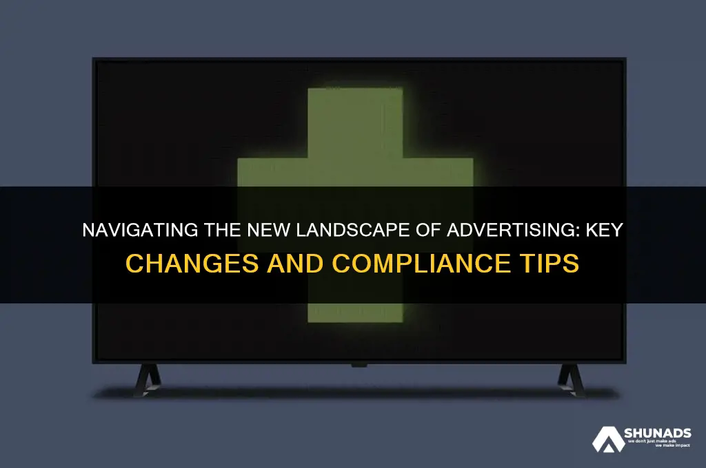 what change does a new bill make to advertising regulations