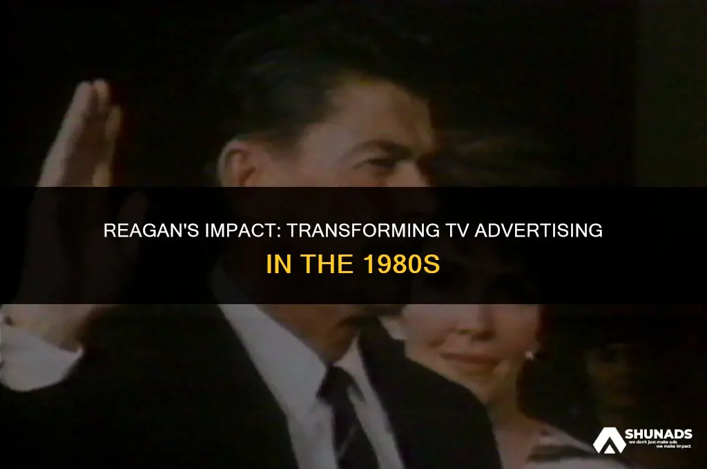 what changes did reagan make to tv advertising