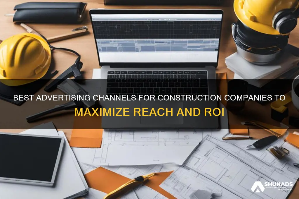 what channel should i advertise my construction company