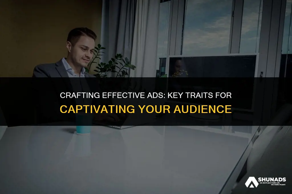 what characteristics make a good advertisement