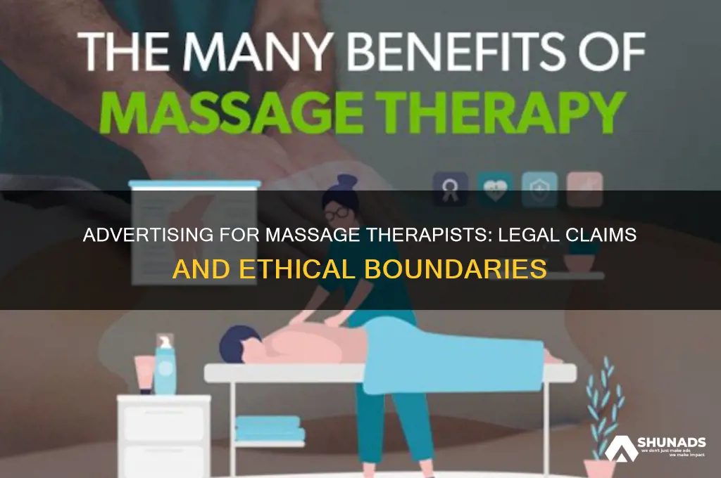 what claims can a massage therapist make in advertising