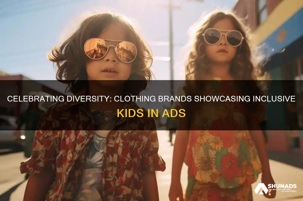 what clothing company shows diverse kids in their advertisements