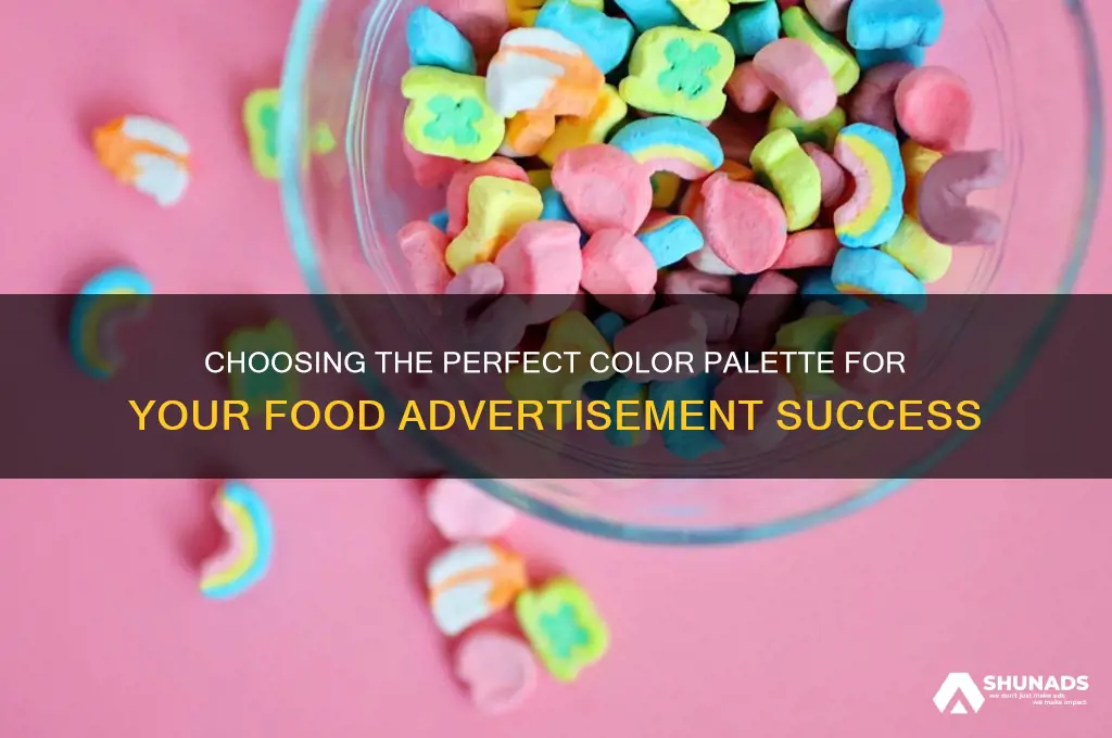 what color should i use for a food advertisement