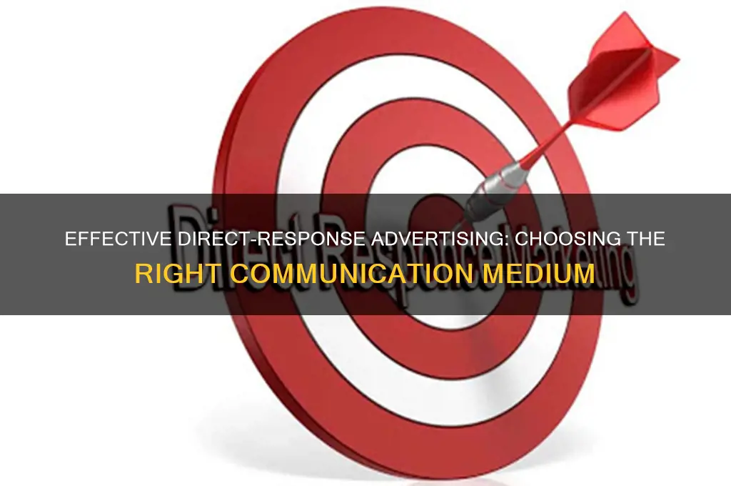 what communications medium can be used for direct-response advertising