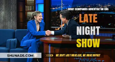 Who Sponsors CBS Late Night? Top Advertiser Insights Revealed