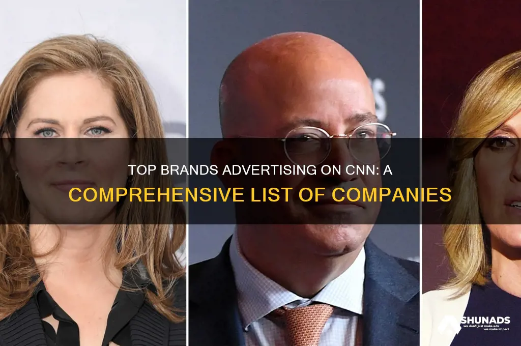what companies advertise on cnn