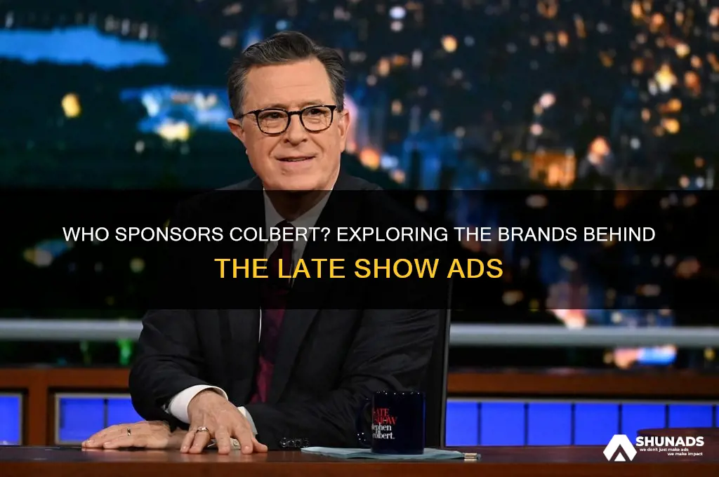 what companies advertise on colbert