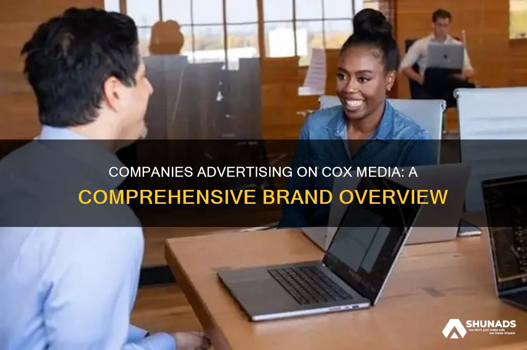 what companies advertise on cox media