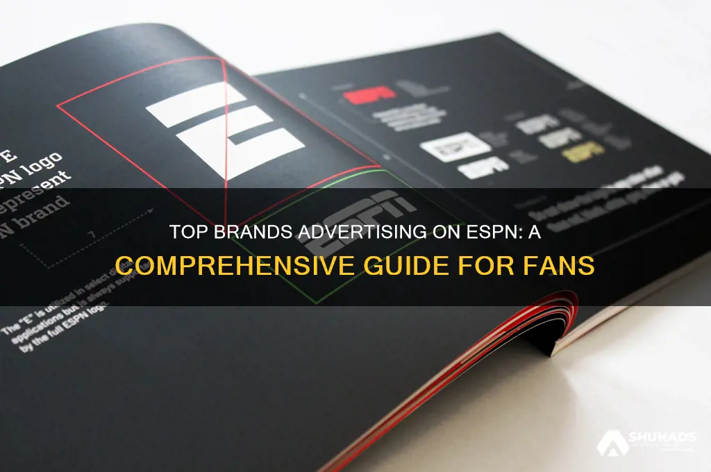 what companies advertise on espn