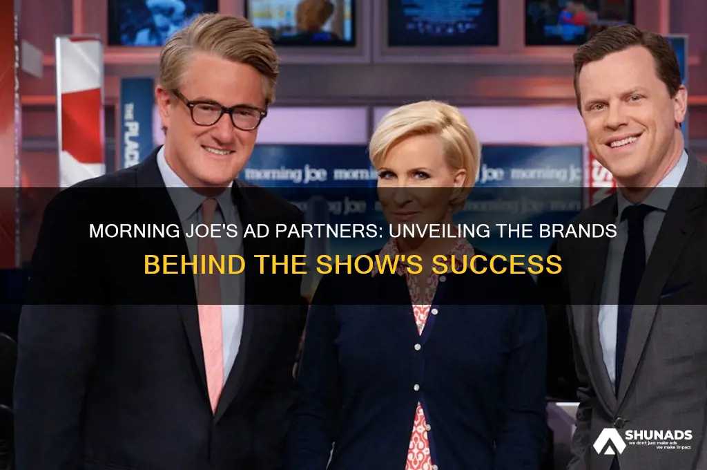 what companies advertise on morning joe