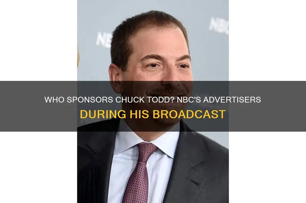 what companies advertise on nbc during chuck todds broadcast