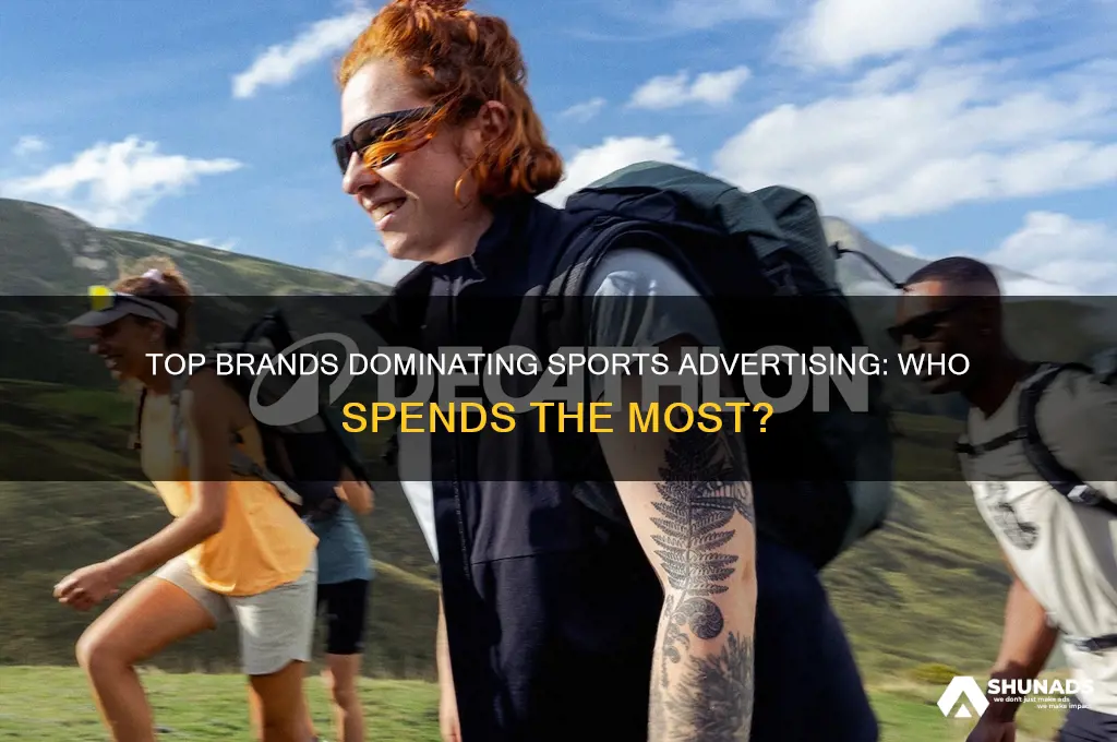 what companies advertise the most in sports