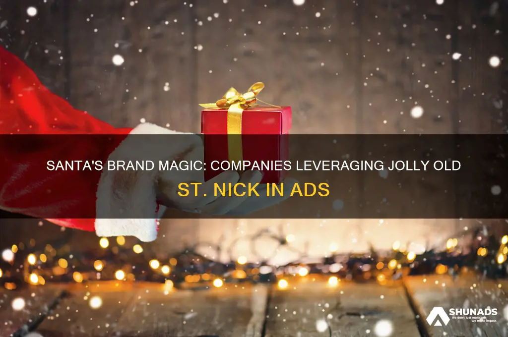 what companies have used santa claus in advertising