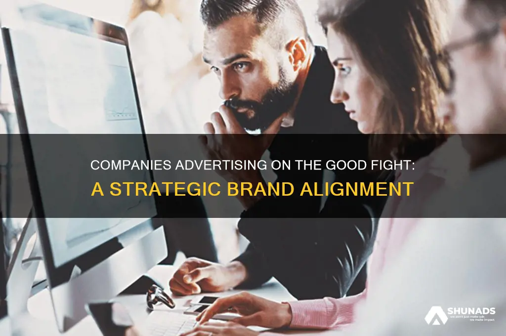 what companies that advertise on the good fight