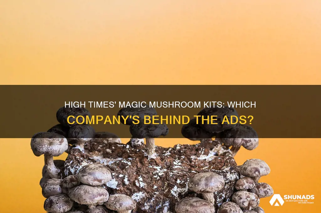 what company advertises magic mushrooms kits in high times