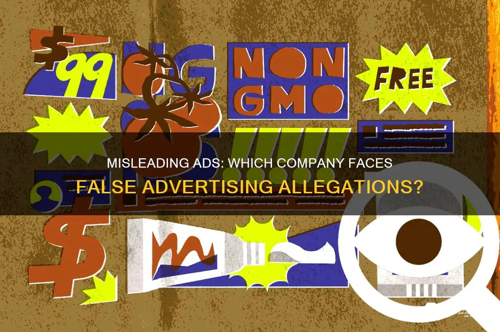 what company has been accused of misleading advertisment
