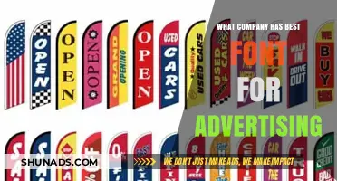 Top Fonts for Advertising: Which Company Reigns Supreme in Design?