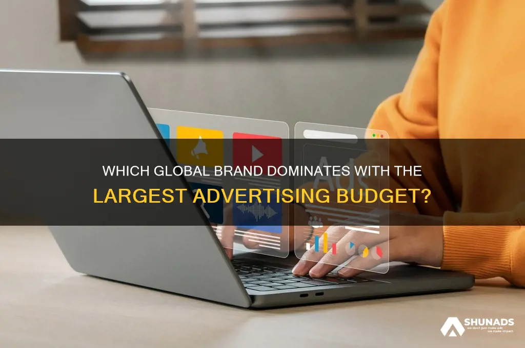 what company has the largest advertising budget