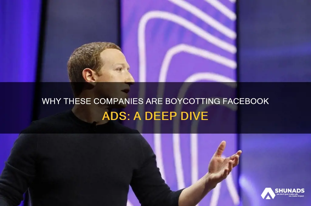 what company refuses to advertise on facebook