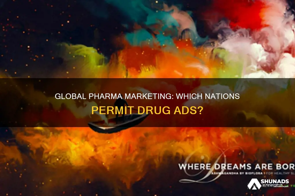 what countries allow drug companies to advertise